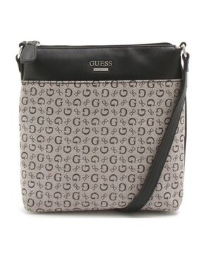 Guess Black Logo Adjustable Crossbody Bag